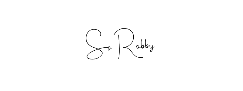 You can use this online signature creator to create a handwritten signature for the name Ss Rabby. This is the best online autograph maker. Ss Rabby signature style 4 images and pictures png