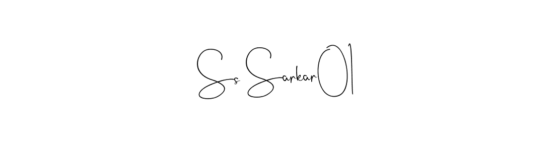 It looks lik you need a new signature style for name Ss Sarkar01. Design unique handwritten (Andilay-7BmLP) signature with our free signature maker in just a few clicks. Ss Sarkar01 signature style 4 images and pictures png