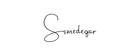 Personalize your online presence with Ssmedegar signature rendered in elegant Andilay-7BmLP font. Great for website footers and blogs. Ssmedegar signature style 4 images and pictures png