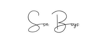 Create an unforgettable impression when signing with Ssn Boys name styled in Andilay-7BmLP typography. 100% free online generator. Ssn Boys signature style 4 images and pictures png