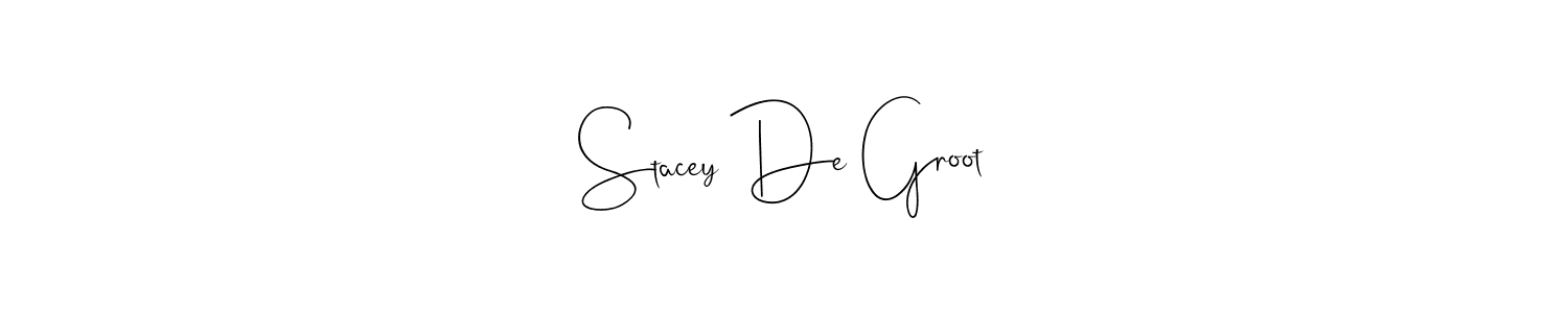 Andilay-7BmLP is a professional signature style that is perfect for those who want to add a touch of class to their signature. It is also a great choice for those who want to make their signature more unique. Get Stacey De Groot name to fancy signature for free. Stacey De Groot signature style 4 images and pictures png