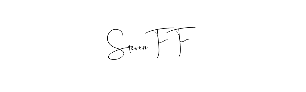 Design your own signature with our free online signature maker. With this signature software, you can create a handwritten (Andilay-7BmLP) signature for name Steven F F. Steven F F signature style 4 images and pictures png