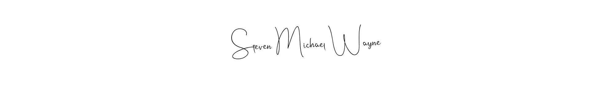 Similarly Andilay-7BmLP is the best handwritten signature design. Signature creator online .You can use it as an online autograph creator for name Steven Michael Wayne. Steven Michael Wayne signature style 4 images and pictures png