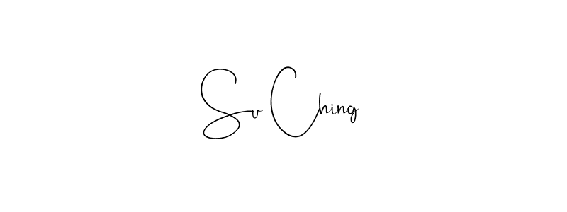 Use a signature maker to create a handwritten signature online. With this signature software, you can design (Andilay-7BmLP) your own signature for name Su Ching. Su Ching signature style 4 images and pictures png