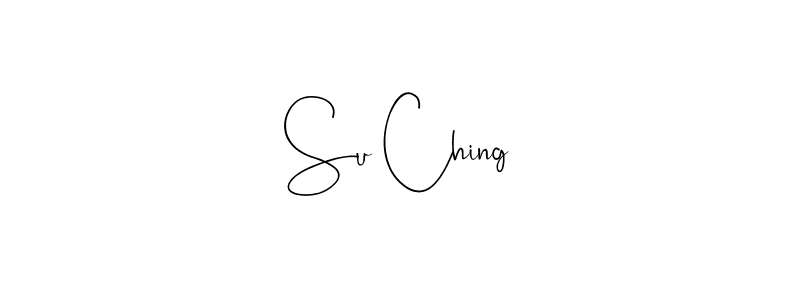 Use a signature maker to create a handwritten signature online. With this signature software, you can design (Andilay-7BmLP) your own signature for name Su Ching. Su Ching signature style 4 images and pictures png