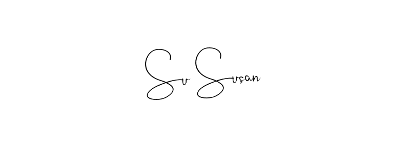 The best way (Andilay-7BmLP) to make a short signature is to pick only two or three words in your name. The name Su Susan include a total of six letters. For converting this name. Su Susan signature style 4 images and pictures png