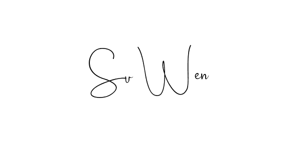 Best and Professional Signature Style for Su Wen. Andilay-7BmLP Best Signature Style Collection. Su Wen signature style 4 images and pictures png
