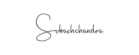 Designed for modern professionals: Subashchandra name signature crafted with Andilay-7BmLP script. Ready for digital PDF workflows. Subashchandra signature style 4 images and pictures png