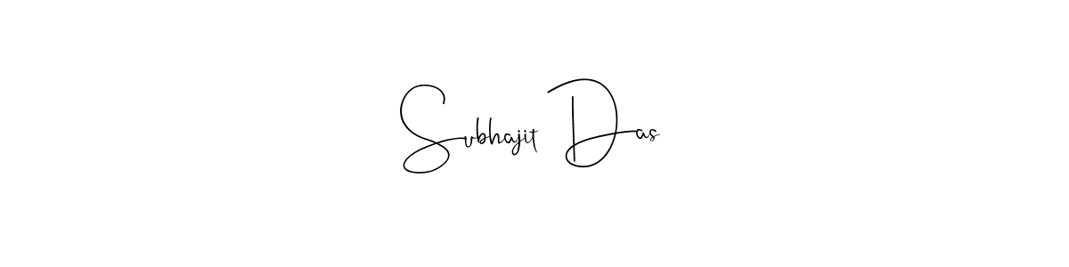 How to make Subhajit Das signature? Andilay-7BmLP is a professional autograph style. Create handwritten signature for Subhajit Das name. Subhajit Das signature style 4 images and pictures png