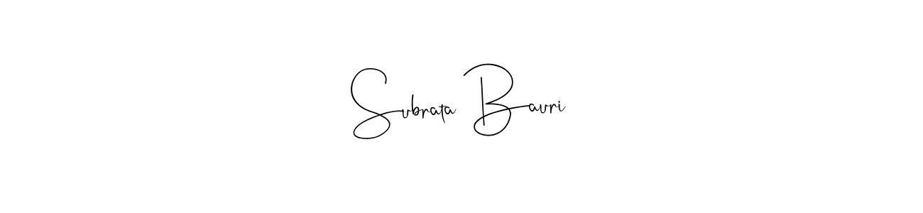 The best way (Andilay-7BmLP) to make a short signature is to pick only two or three words in your name. The name Subrata Bauri include a total of six letters. For converting this name. Subrata Bauri signature style 4 images and pictures png