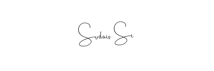 Make a beautiful signature design for name Sudais Si. Use this online signature maker to create a handwritten signature for free. Sudais Si signature style 4 images and pictures png