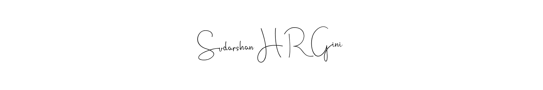 It looks lik you need a new signature style for name Sudarshan H R Gini. Design unique handwritten (Andilay-7BmLP) signature with our free signature maker in just a few clicks. Sudarshan H R Gini signature style 4 images and pictures png