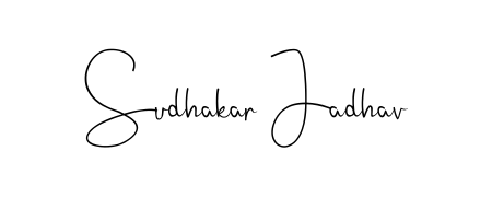 Transform the name Sudhakar Jadhav into a signature masterpiece using Andilay-7BmLP font. Ideal for photographers, artists, and creators looking for watermarks. Sudhakar Jadhav signature style 4 images and pictures png