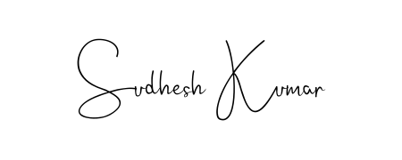 Express your personality with a custom Sudhesh Kumar signature crafted with Andilay-7BmLP typography. Free transparent PNG download available. Sudhesh Kumar signature style 4 images and pictures png