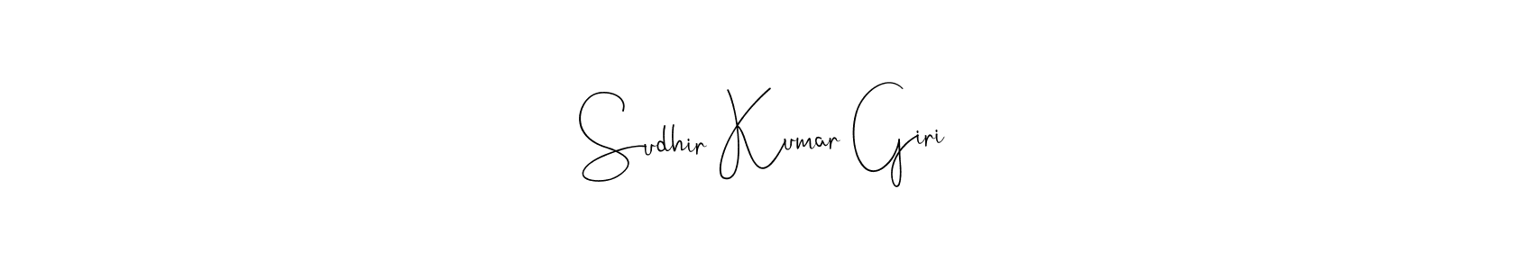 Once you've used our free online signature maker to create your best signature Andilay-7BmLP style, it's time to enjoy all of the benefits that Sudhir Kumar Giri name signing documents. Sudhir Kumar Giri signature style 4 images and pictures png