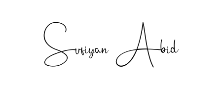 Master the art of signing with Sufiyan Abid written in fluent Andilay-7BmLP script. A great template to practice and refine your handwriting. Sufiyan Abid signature style 4 images and pictures png