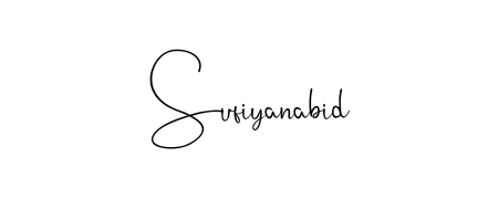 The Andilay-7BmLP font transforms the name Sufiyanabid into an executive sign with sharp precision and distinguished character. Sufiyanabid signature style 4 images and pictures png