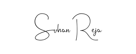 The Andilay-7BmLP font gives name Suhan Reja a signature that looks effortless yet distinguished. Download high-res PNG instantly. Suhan Reja signature style 4 images and pictures png