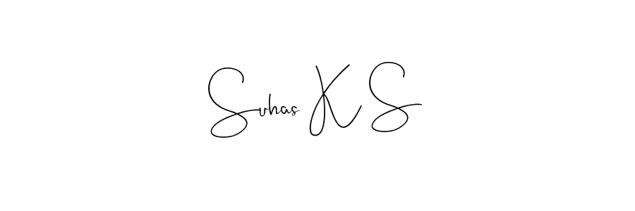 This is the best signature style for the Suhas K S name. Also you like these signature font (Andilay-7BmLP). Mix name signature. Suhas K S signature style 4 images and pictures png