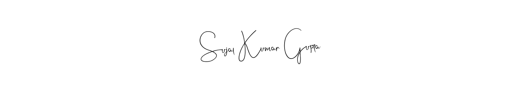 This is the best signature style for the Sujal Kumar Gupta name. Also you like these signature font (Andilay-7BmLP). Mix name signature. Sujal Kumar Gupta signature style 4 images and pictures png