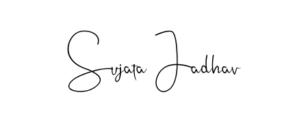 Make a short Sujata Jadhav signature style. Manage your documents anywhere anytime using Andilay-7BmLP. Create and add eSignatures, submit forms, share and send files easily. Sujata Jadhav signature style 4 images and pictures png