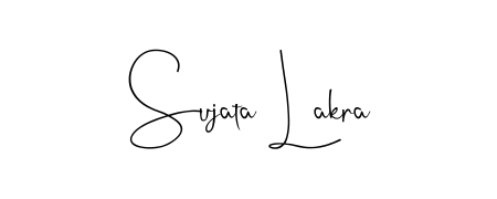 Upgrade your professional image with Sujata Lakra signature created with Andilay-7BmLP font. Fast, free, and watermark-free download. Sujata Lakra signature style 4 images and pictures png