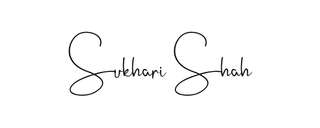 Generate high-definition signature styles for Sukhari Shah. The Andilay-7BmLP typeface ensures crisp legibility and sophisticated design. Sukhari Shah signature style 4 images and pictures png