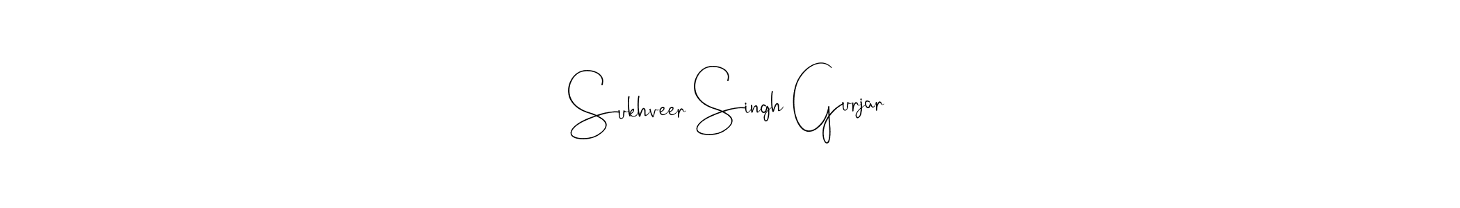 if you are searching for the best signature style for your name Sukhveer Singh Gurjar. so please give up your signature search. here we have designed multiple signature styles  using Andilay-7BmLP. Sukhveer Singh Gurjar signature style 4 images and pictures png