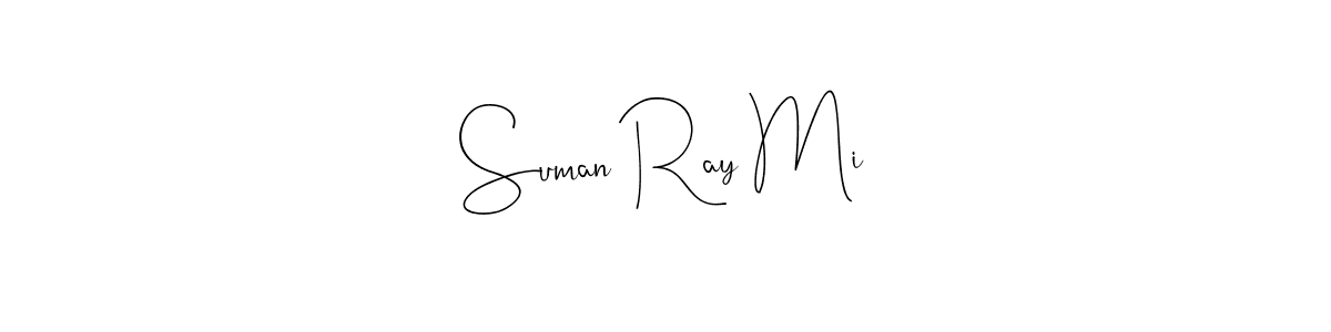 This is the best signature style for the Suman Ray Mi name. Also you like these signature font (Andilay-7BmLP). Mix name signature. Suman Ray Mi signature style 4 images and pictures png