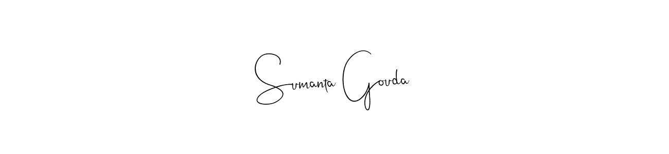 Use a signature maker to create a handwritten signature online. With this signature software, you can design (Andilay-7BmLP) your own signature for name Sumanta Gouda. Sumanta Gouda signature style 4 images and pictures png