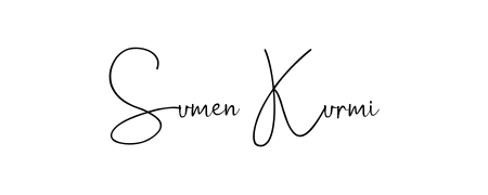 Give your name Sumen Kurmi an exquisite flair with the Andilay-7BmLP script font. Ideal for contracts, resumes, and formal letterheads. Sumen Kurmi signature style 4 images and pictures png