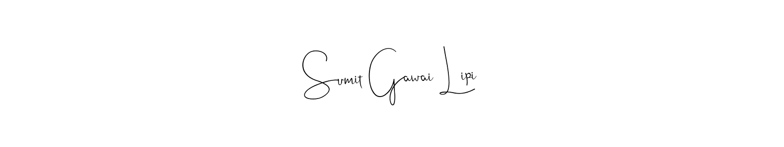 Make a beautiful signature design for name Sumit Gawai Lipi. Use this online signature maker to create a handwritten signature for free. Sumit Gawai Lipi signature style 4 images and pictures png