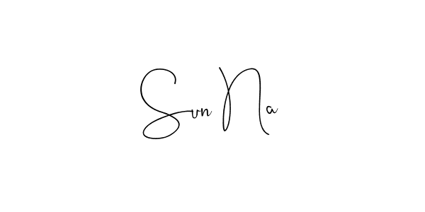 How to Draw Sun Na signature style? Andilay-7BmLP is a latest design signature styles for name Sun Na. Sun Na signature style 4 images and pictures png