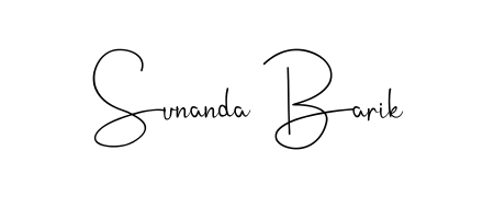 Master the art of signing with Sunanda Barik written in fluent Andilay-7BmLP script. A great template to practice and refine your handwriting. Sunanda Barik signature style 4 images and pictures png