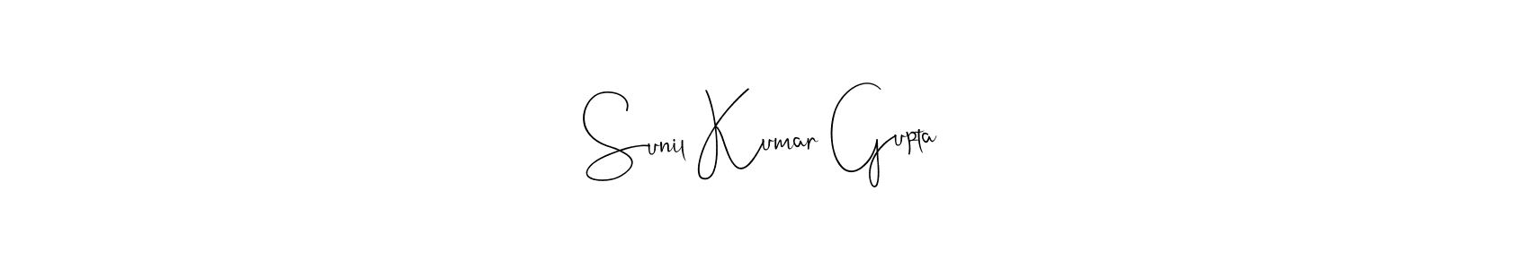 Make a beautiful signature design for name Sunil Kumar Gupta. Use this online signature maker to create a handwritten signature for free. Sunil Kumar Gupta signature style 4 images and pictures png