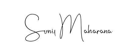 A classic penmanship look for Sunil Maharana. The Andilay-7BmLP font brings timeless elegance and confidence to every signed document. Sunil Maharana signature style 4 images and pictures png