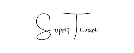 Generate high-definition signature styles for Suprit Tiwari. The Andilay-7BmLP typeface ensures crisp legibility and sophisticated design. Suprit Tiwari signature style 4 images and pictures png