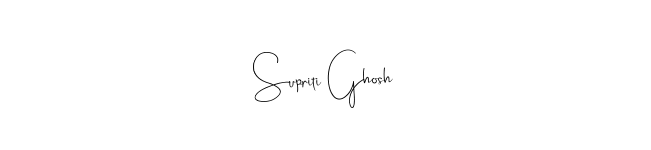 You should practise on your own different ways (Andilay-7BmLP) to write your name (Supriti Ghosh) in signature. don't let someone else do it for you. Supriti Ghosh signature style 4 images and pictures png