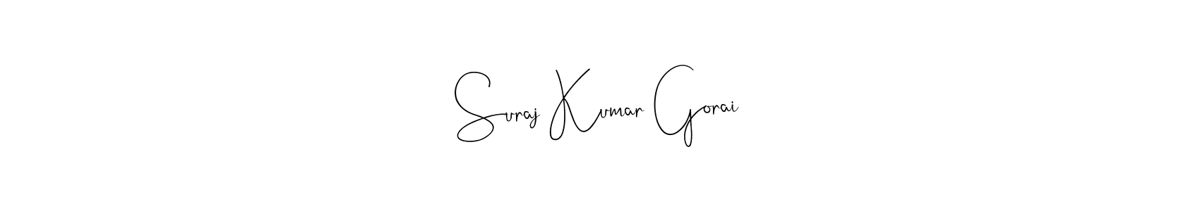 Make a beautiful signature design for name Suraj Kumar Gorai. With this signature (Andilay-7BmLP) style, you can create a handwritten signature for free. Suraj Kumar Gorai signature style 4 images and pictures png