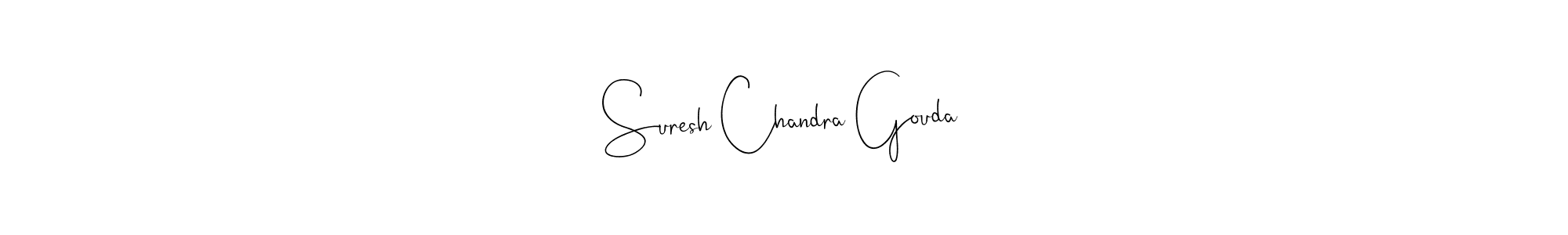 Make a short Suresh Chandra Gouda signature style. Manage your documents anywhere anytime using Andilay-7BmLP. Create and add eSignatures, submit forms, share and send files easily. Suresh Chandra Gouda signature style 4 images and pictures png