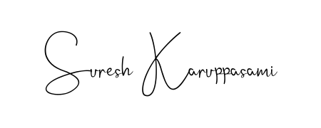 The Andilay-7BmLP handwriting style adds charm and authenticity to name Suresh Karuppasami. A wonderful choice for personal thank-you notes. Suresh Karuppasami signature style 4 images and pictures png