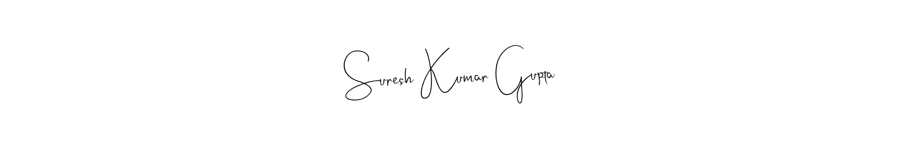 You can use this online signature creator to create a handwritten signature for the name Suresh Kumar Gupta. This is the best online autograph maker. Suresh Kumar Gupta signature style 4 images and pictures png