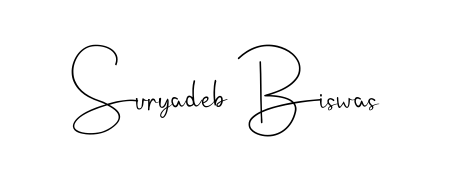 The best way (Andilay-7BmLP) to make a short signature is to pick only two or three words in your name. For converting this name Suryadeb Biswas. Suryadeb Biswas signature style 4 images and pictures png