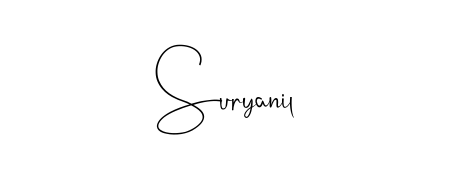 The Andilay-7BmLP font gives name Suryanil a signature that looks effortless yet distinguished. Download high-res PNG instantly. Suryanil signature style 4 images and pictures png