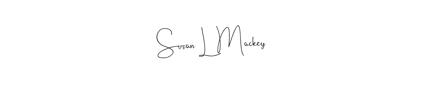 if you are searching for the best signature style for your name Susan L Mackey. so please give up your signature search. here we have designed multiple signature styles  using Andilay-7BmLP. Susan L Mackey signature style 4 images and pictures png