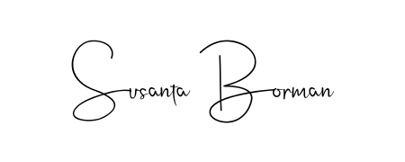 The best way (Andilay-7BmLP) to make a short signature is to pick only two or three words in your name. For converting this name Susanta Borman. Susanta Borman signature style 4 images and pictures png