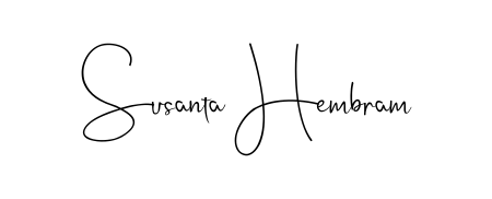Discover the perfect balance of readability and style for Susanta Hembram with Andilay-7BmLP font. Create your dream signature today. Susanta Hembram signature style 4 images and pictures png