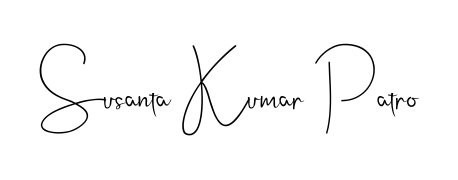 Get inspired by this graceful Andilay-7BmLP signature style for name Susanta Kumar Patro. Smooth loops and balanced proportions for everyday use. Susanta Kumar Patro signature style 4 images and pictures png