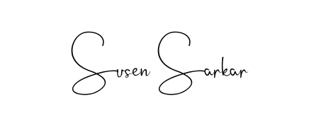 A timeless handwritten aesthetic for Susen Sarkar. The Andilay-7BmLP font gives your signature a handcrafted feel with natural curves. Susen Sarkar signature style 4 images and pictures png