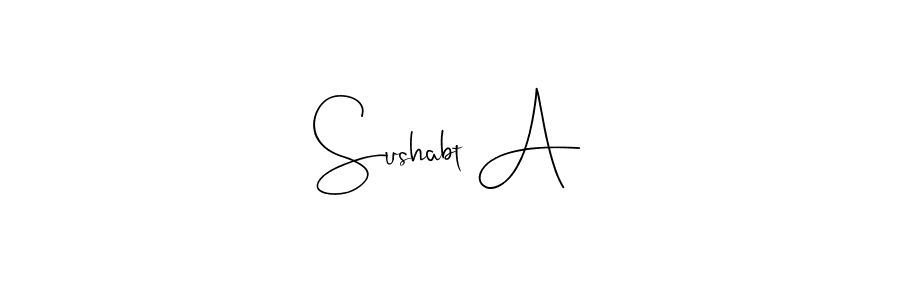 Best and Professional Signature Style for Sushabt A. Andilay-7BmLP Best Signature Style Collection. Sushabt A signature style 4 images and pictures png